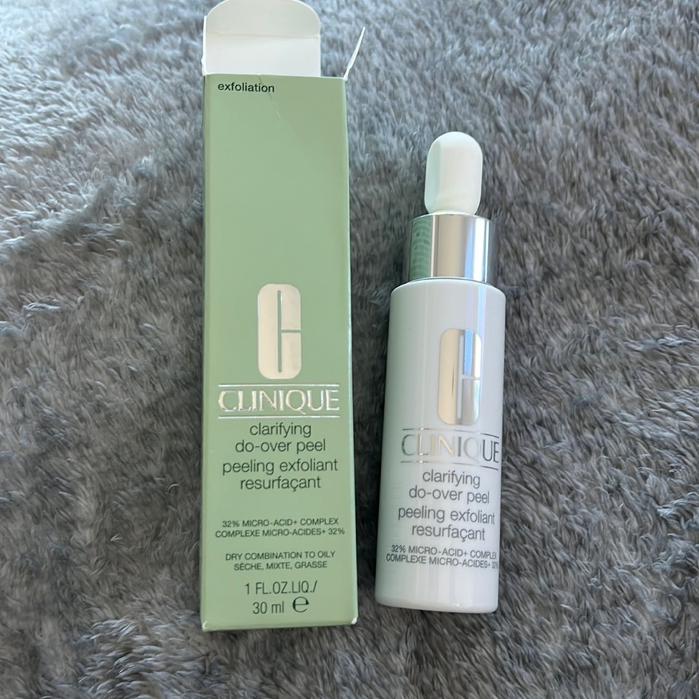 Clinique clarifying do-over peel
